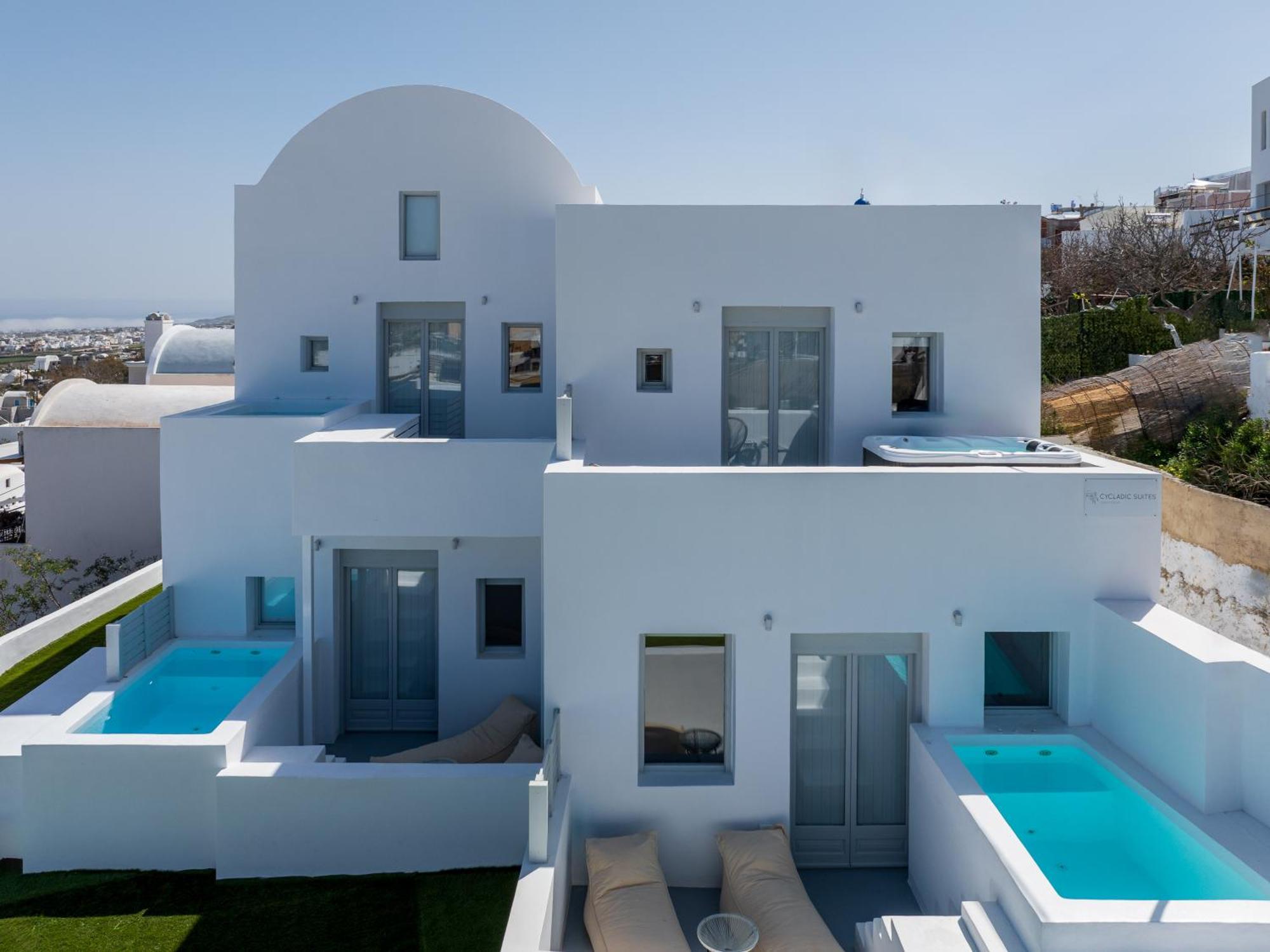 Cycladic Suites & Spa Fira  Extérieur photo