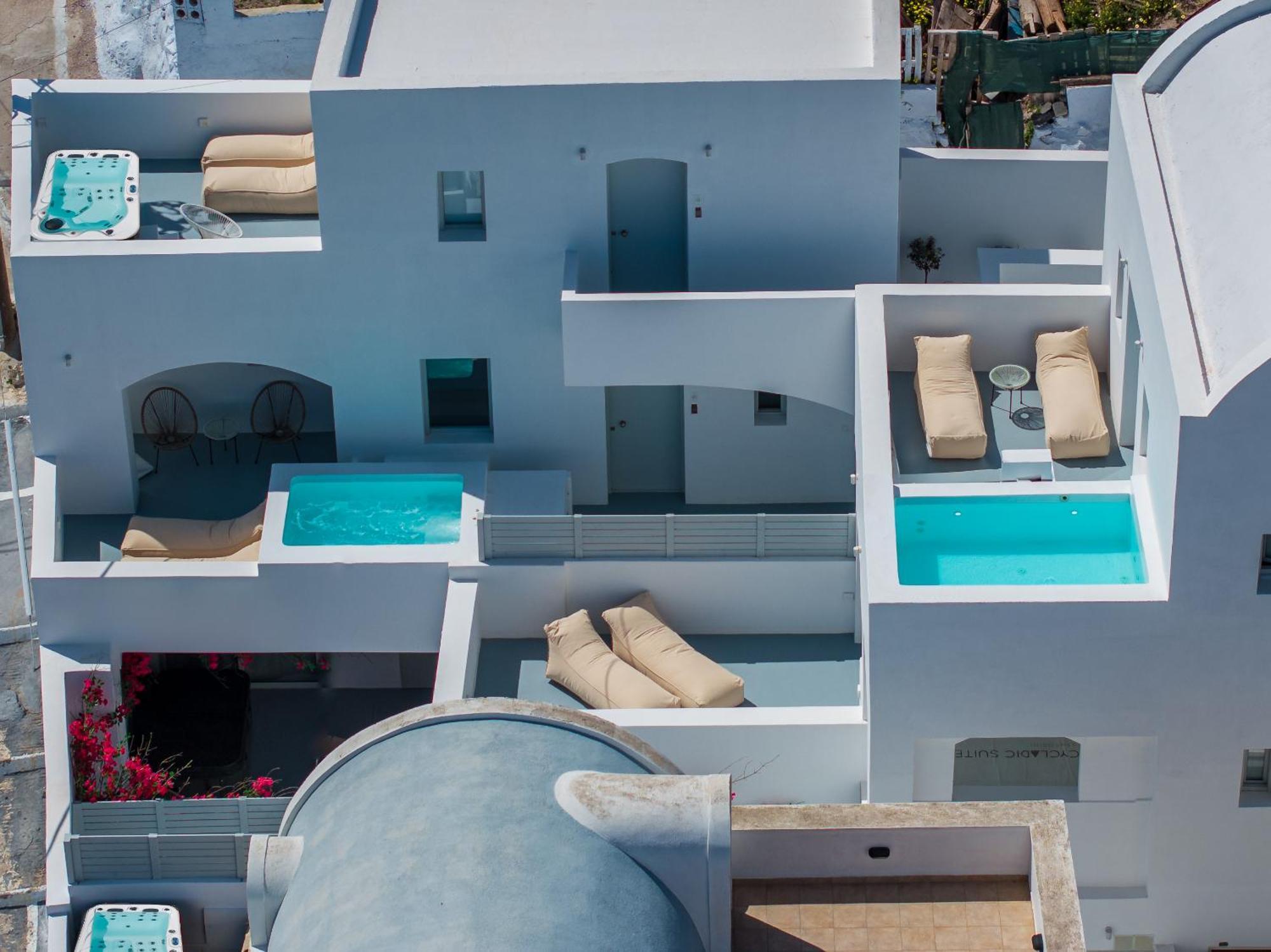 Cycladic Suites & Spa Fira  Extérieur photo